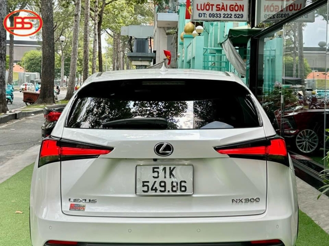 Lexus NX300 2019 trắng nội thất đỏ