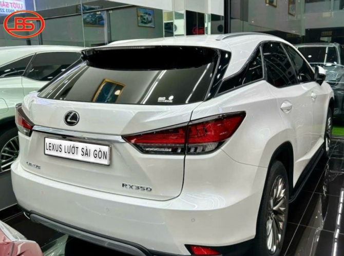 Lexus RX300 2021 trắng nội thất nâu