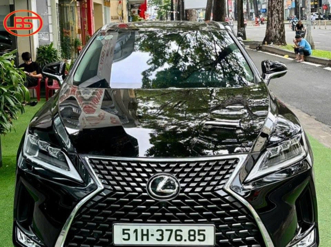 Lexus RX350 2021 đen nội thất nâu 