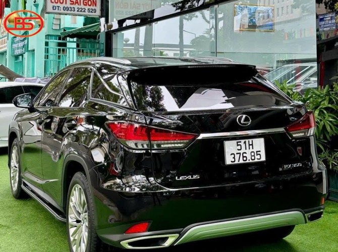 Lexus RX350 2021 đen nội thất nâu 