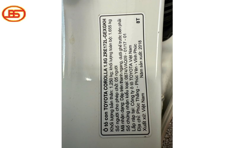 Toyota Altis 2018 1.8G lướt chỉ 5 vạn 6