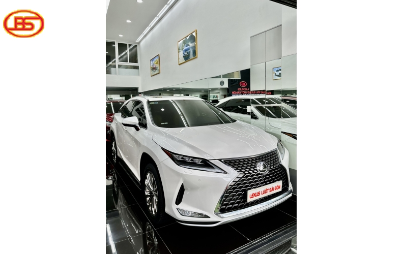 Lexus RX300 2021 trắng nội thất nâu