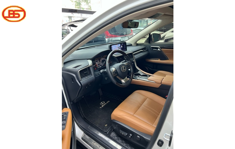 Lexus RX300 2021 trắng nội thất nâu