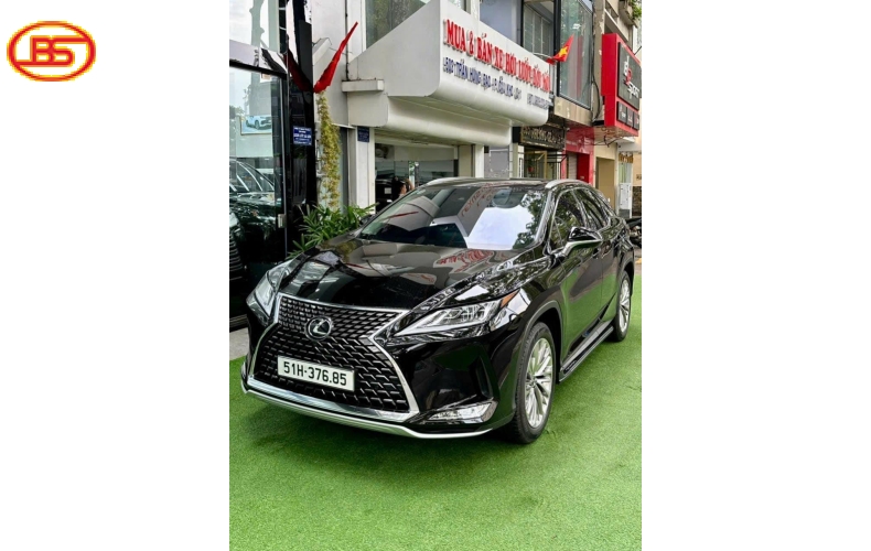 Lexus RX350 2021 đen nội thất nâu 