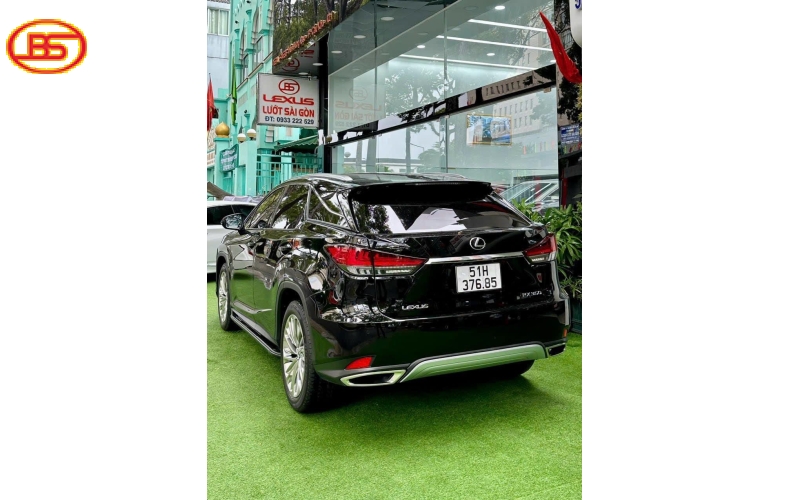 Lexus RX350 2021 đen nội thất nâu 